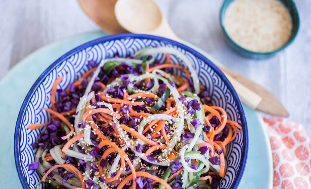 Kleurige Salade met Tahini